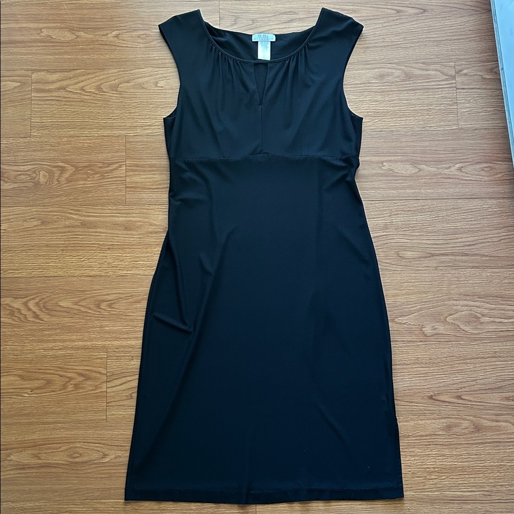 BCBG Classic Black Midi Dress
